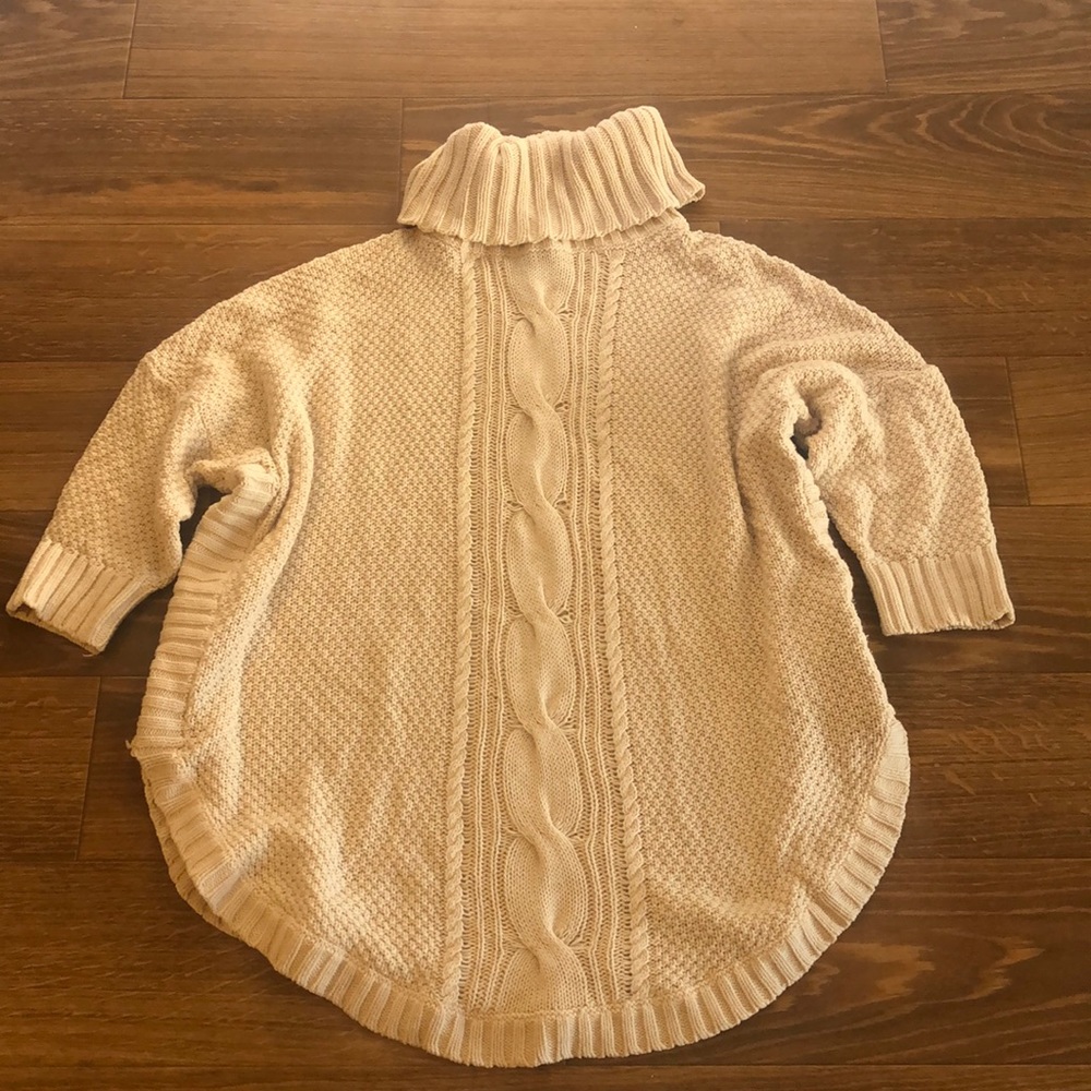 Tan turtle neck sweater